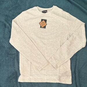 NWT PX Men's Light Beige Long Sleeve Shirt